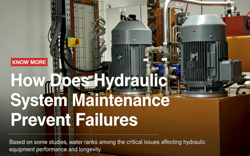 How Does Hydraulic System Maintenance Prevent Failures