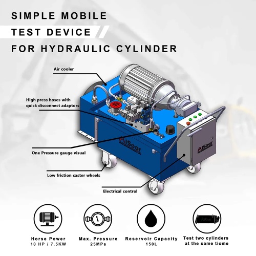 SIMPLE MOBILE TEST DEVICE FOR HYDRAULIC CYLINDER