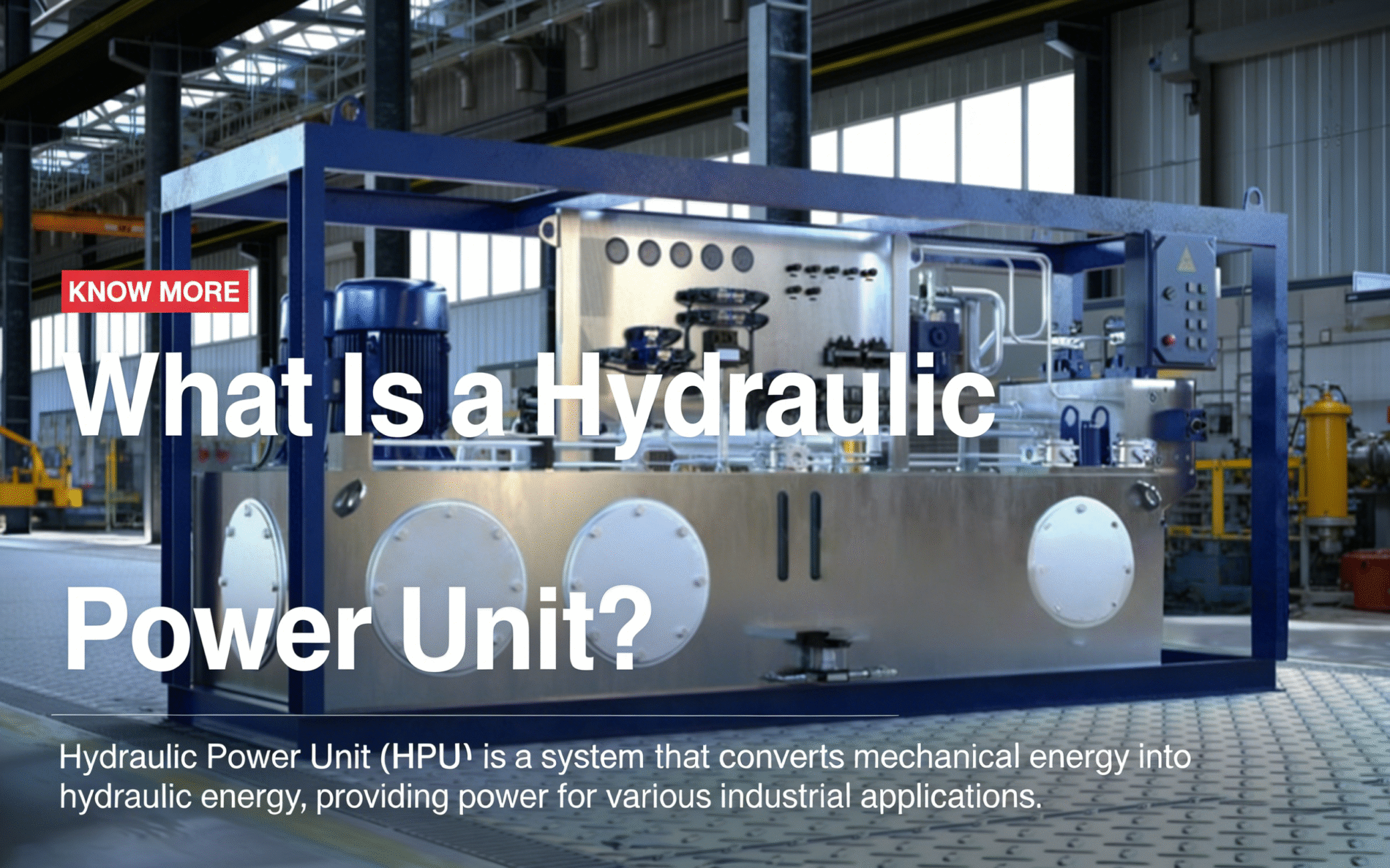 WHAT IS HYDRAULIC POWER UNIT