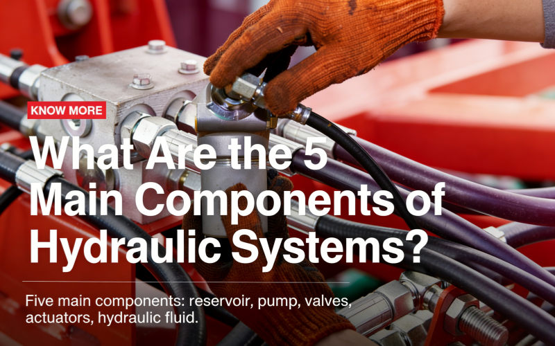 What Are the 5 Main Components of Hydraulic Systems