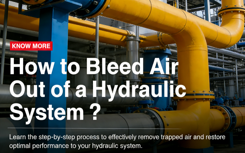 How to Bleed Air Out of a Hydraulic System