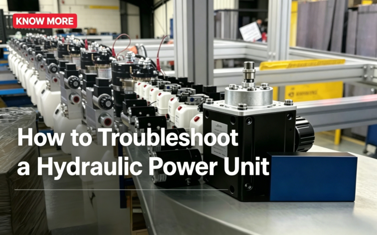 How to Troubleshoot a Hydraulic Power Unit