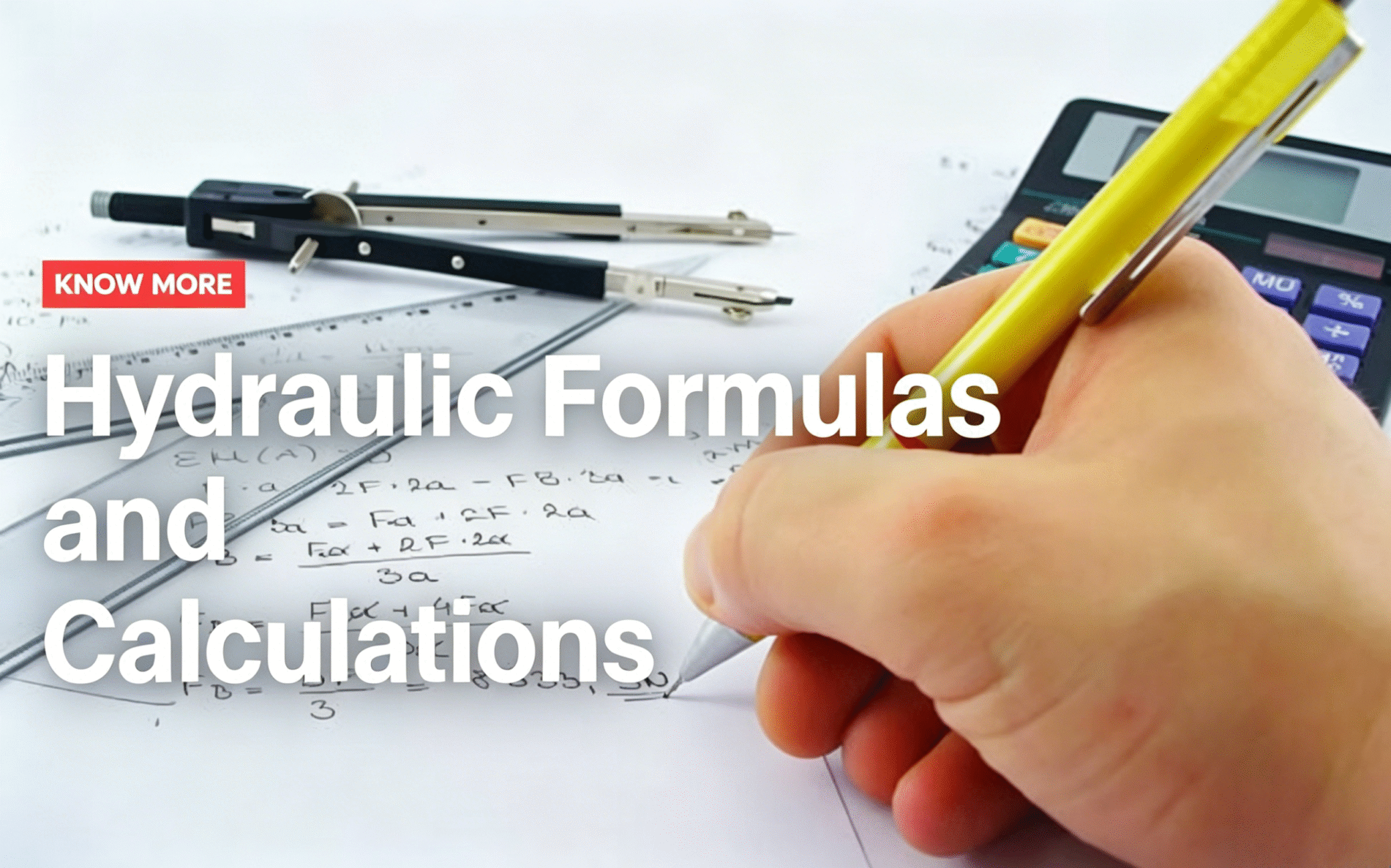 Hydraulic cylinder Formulas and Calculations