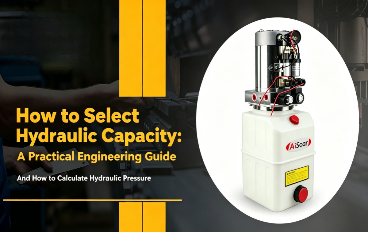 how to select hydraulic capacity