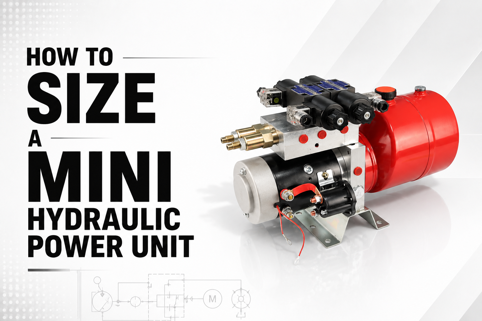 How to Size a Mini Hydraulic Power Unit