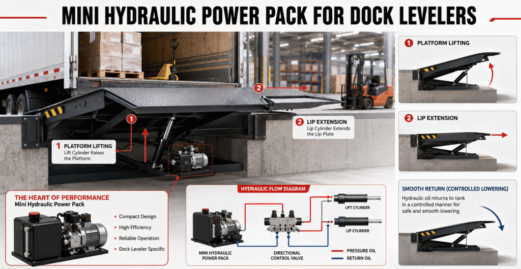 Mini Hydraulic Power Pack for Dock Levelers