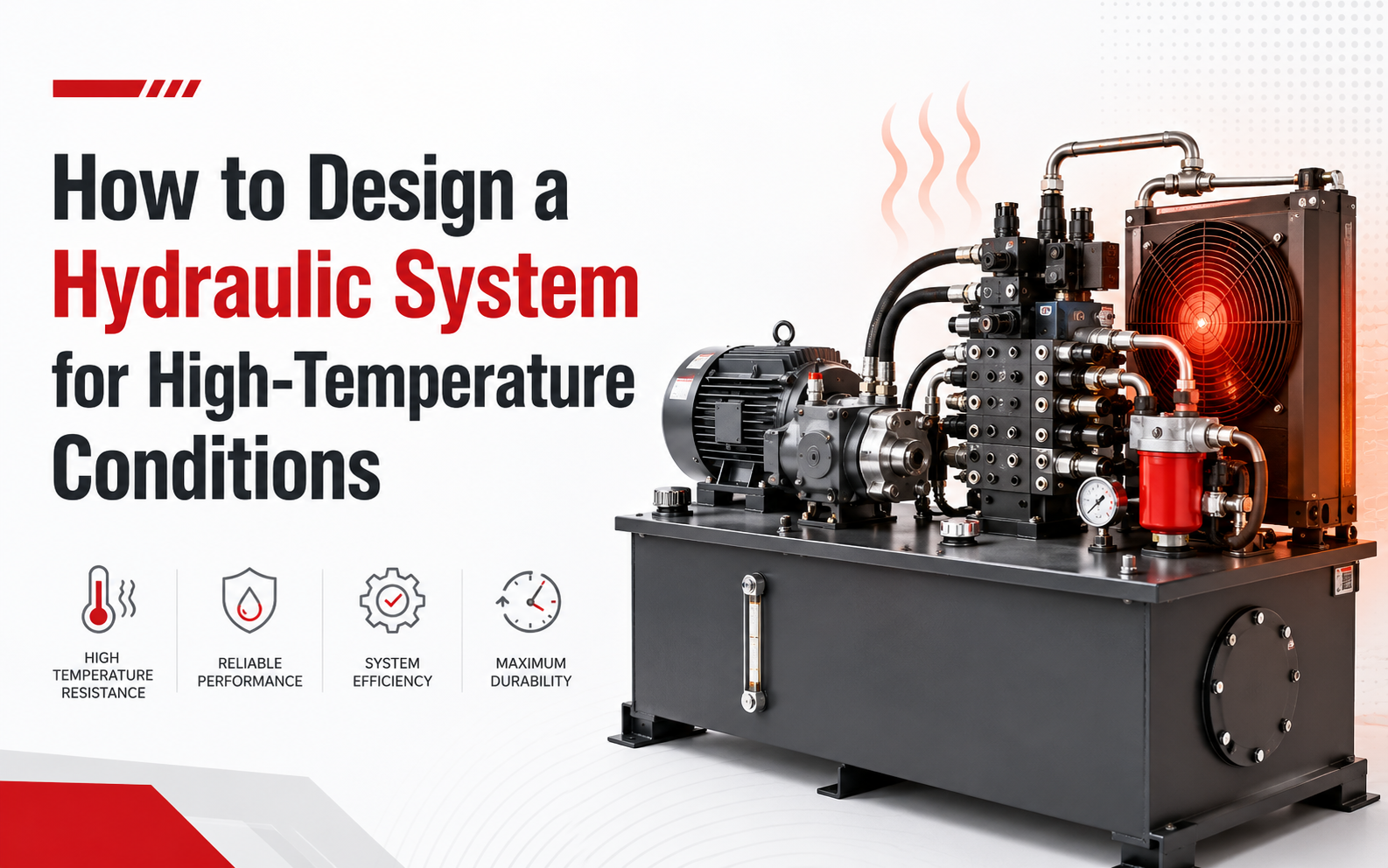 How to Design a Hydraulic System for High-Temperature Condition