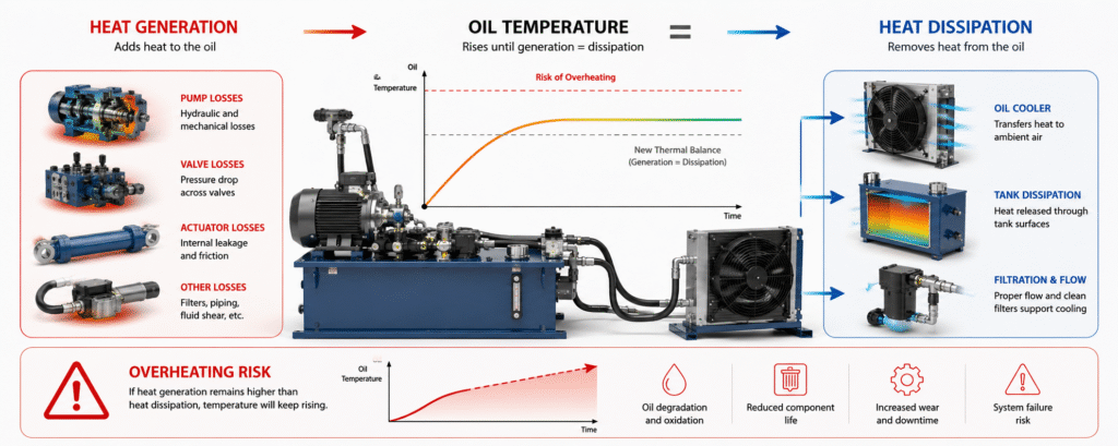 Hydraulic System Thermal Balance