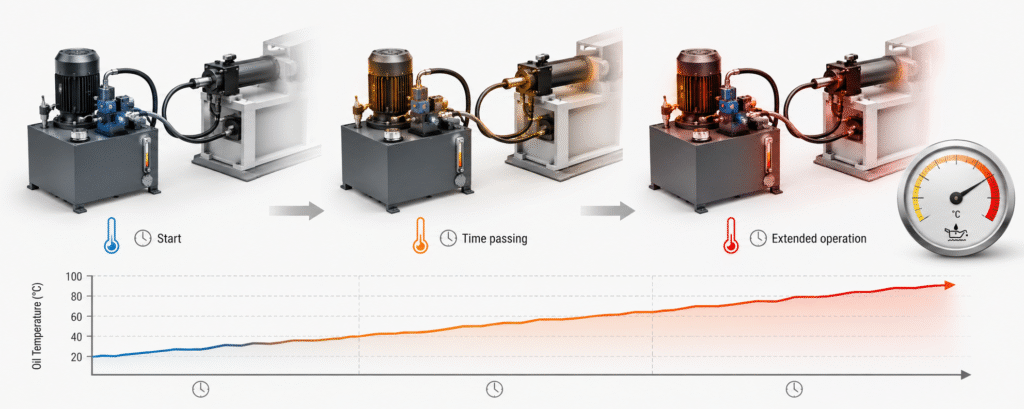 System Heat Accumulation During Continuous Operation