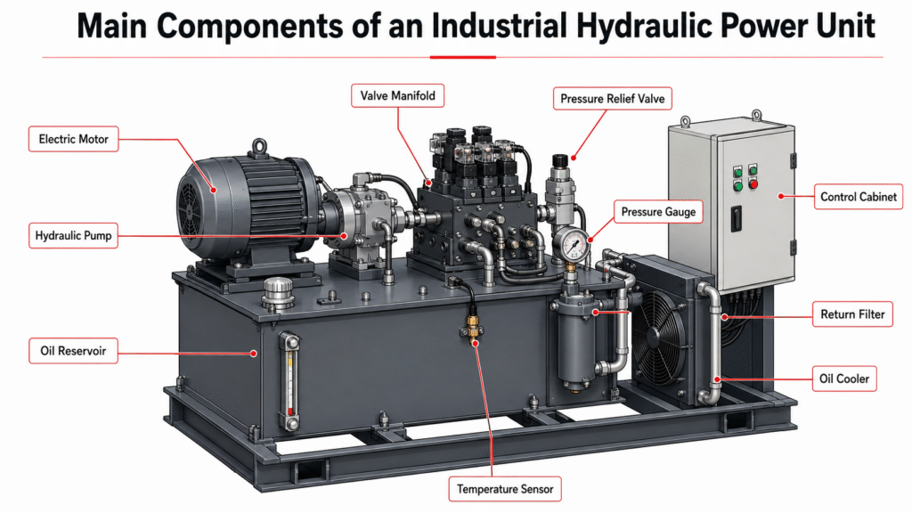 What Is an Industrial Hydraulic Power Unit