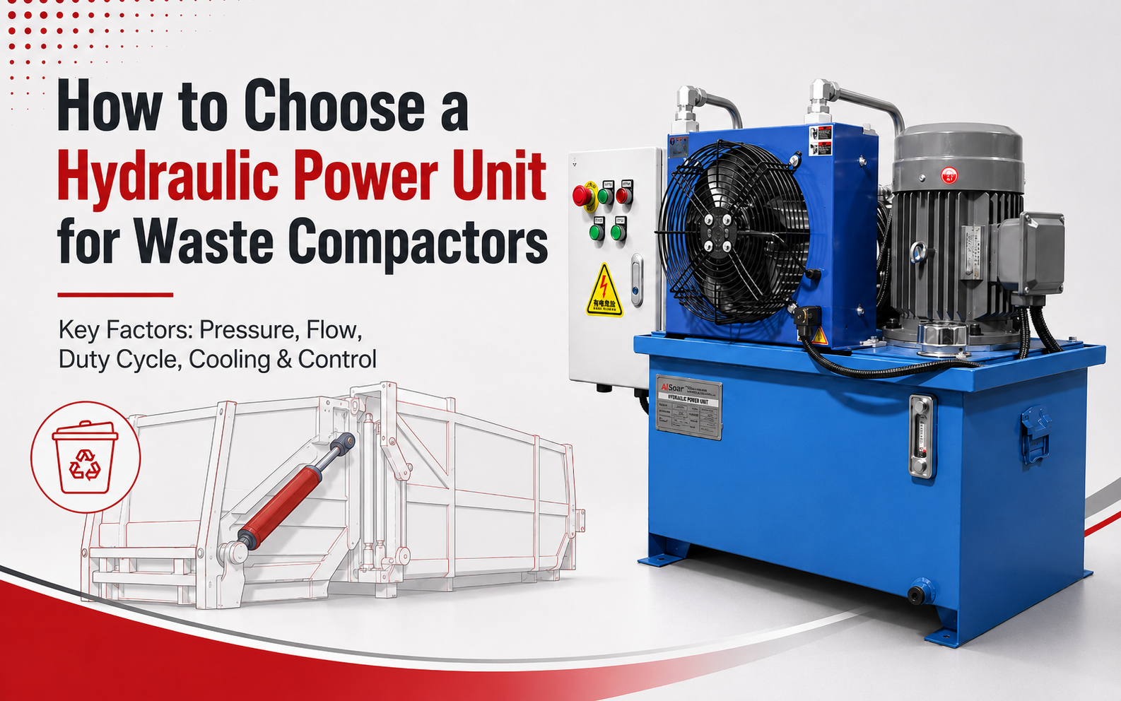 garbage truck hydraulic system