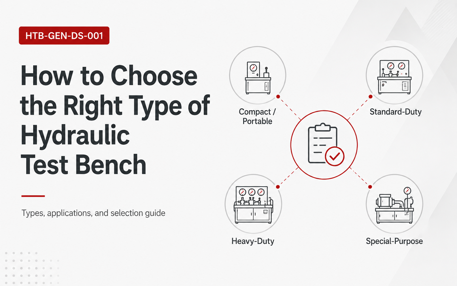 How to Choose the Right Type of Hydraulic Test Bench？