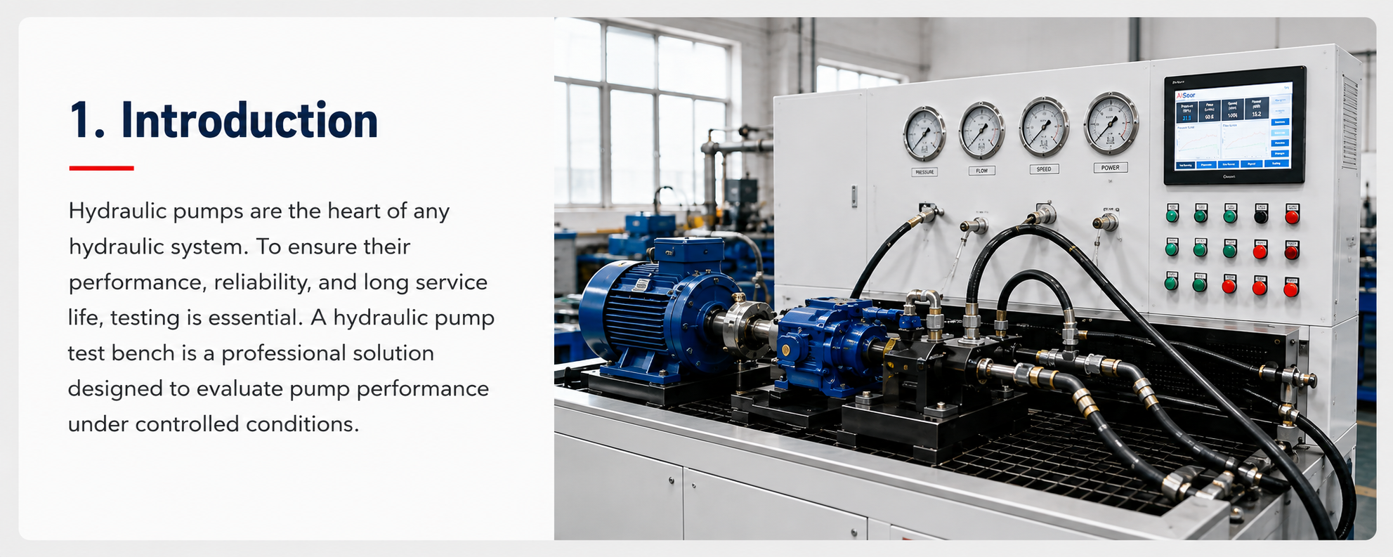 What Is a Hydraulic Pump Test Bench