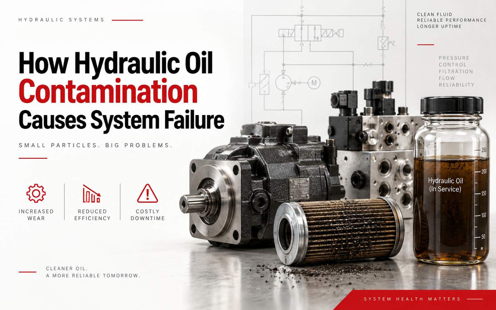 How Hydraulic Oil Contamination Causes System Failure