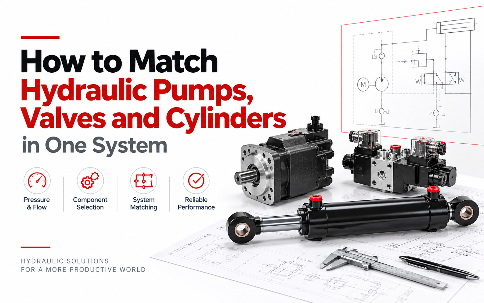 How to Match Hydraulic Pumps, Valves and Cylinders in One System