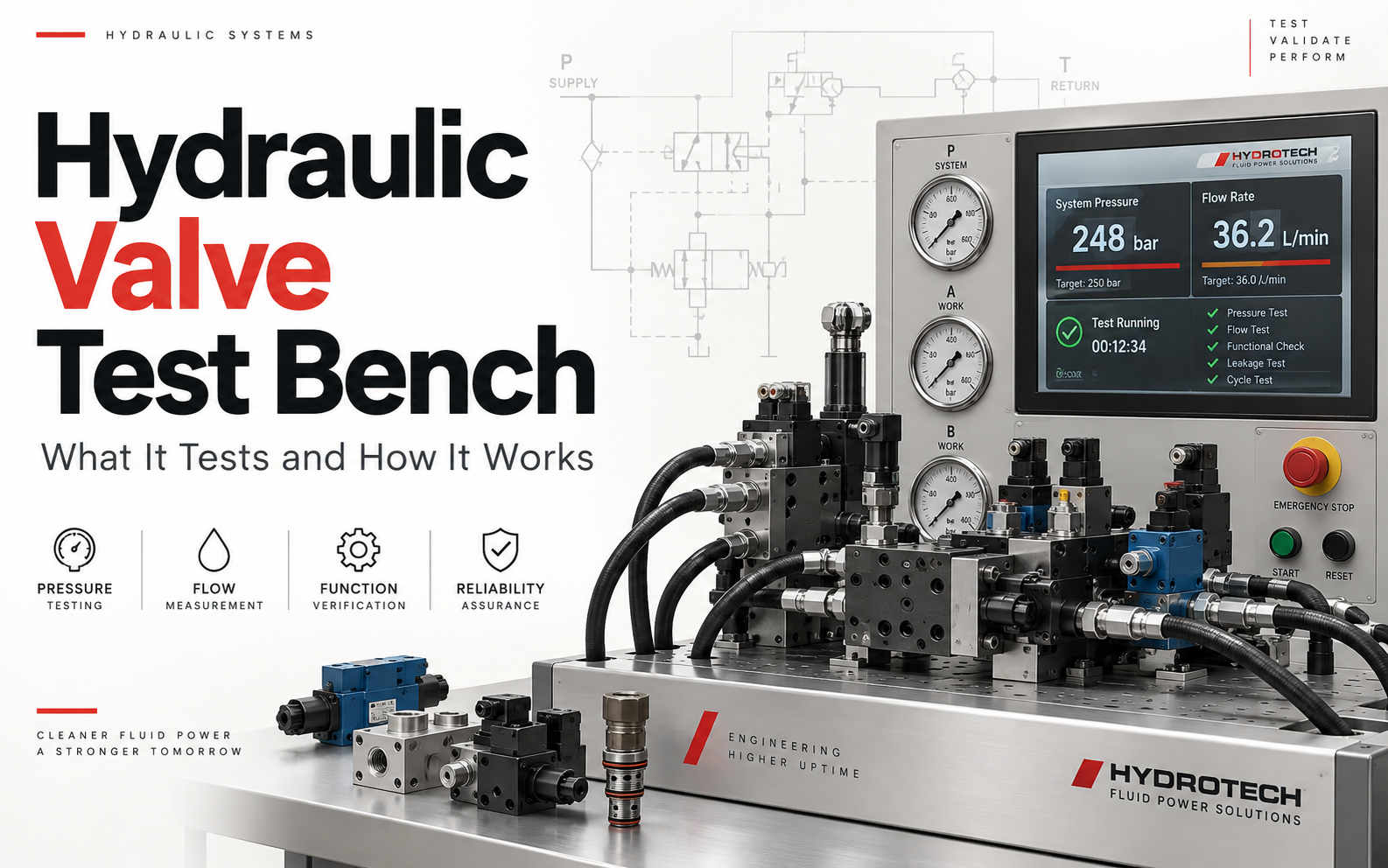 Hydraulic Valve Test Bench What It Tests and How It Works