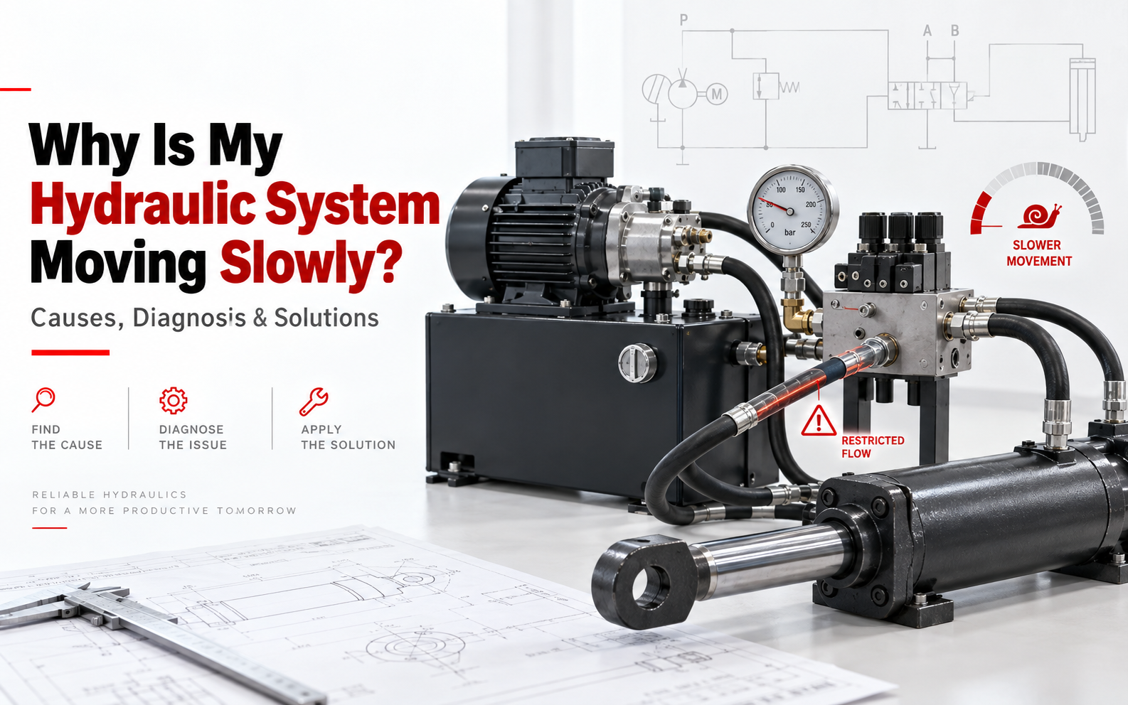 Why Is My Hydraulic System Moving Slowly? Causes, Diagnosis & Solution