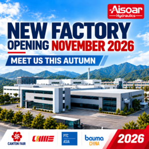 AISOAR Hydraulics new factory planned for November-and-autumn-exhibition-schedule
